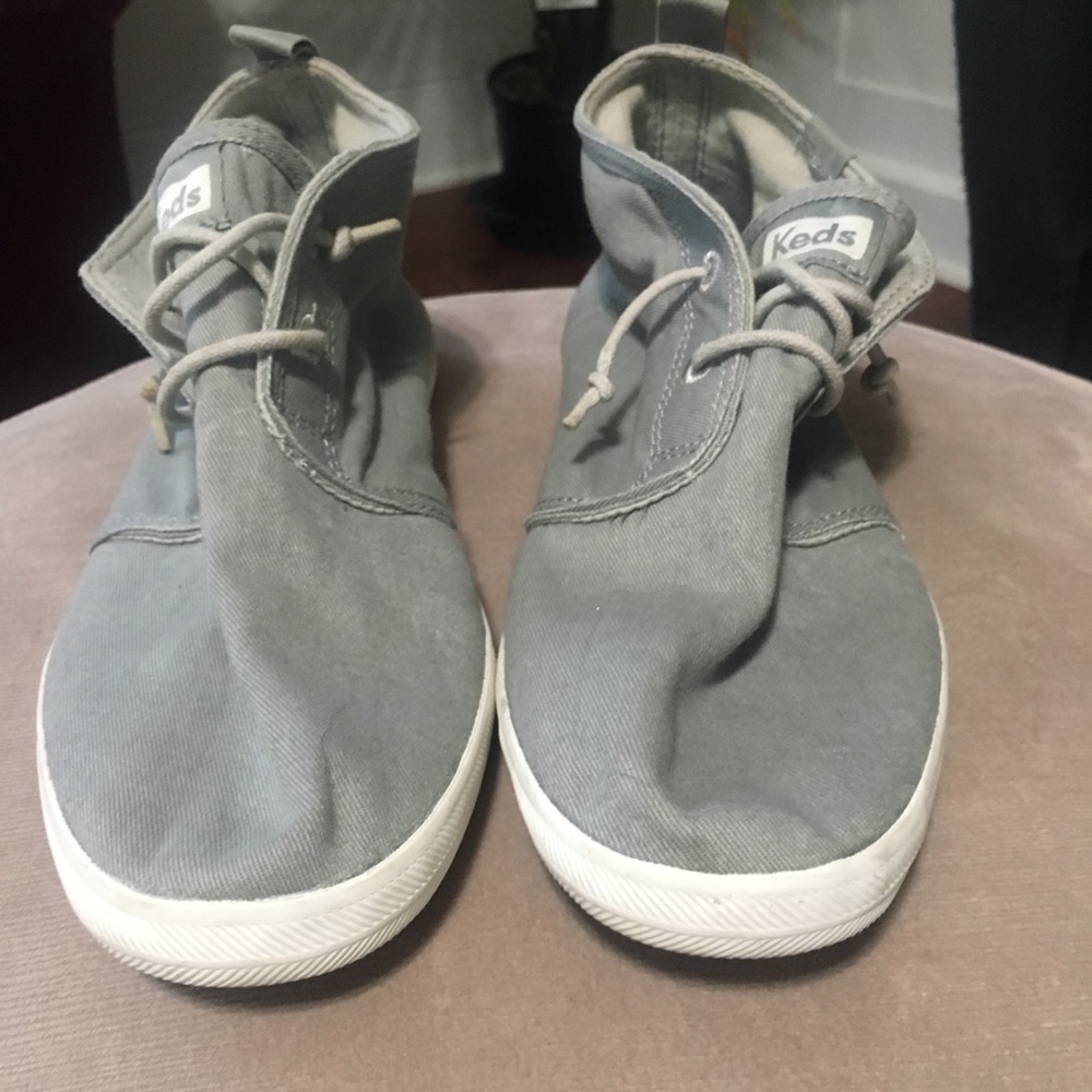 Keds chillax chukka high top grey canvas sneakers